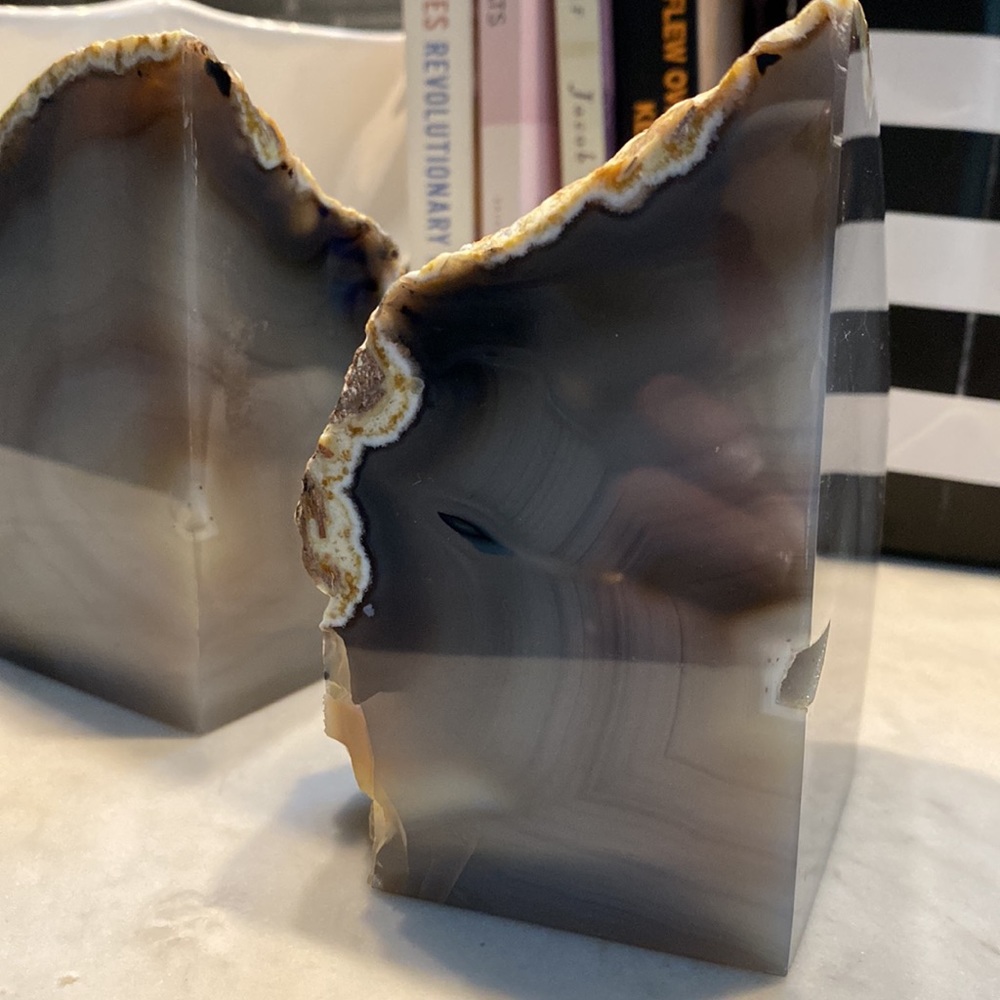 Agate Geode Bookends - Picture 4 of 13